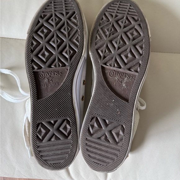 Custom Design white platform converse - Picture 7 of 13